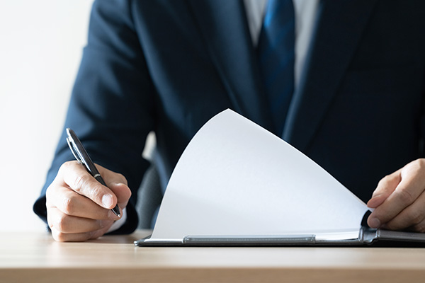 正式ご契約・書類作成